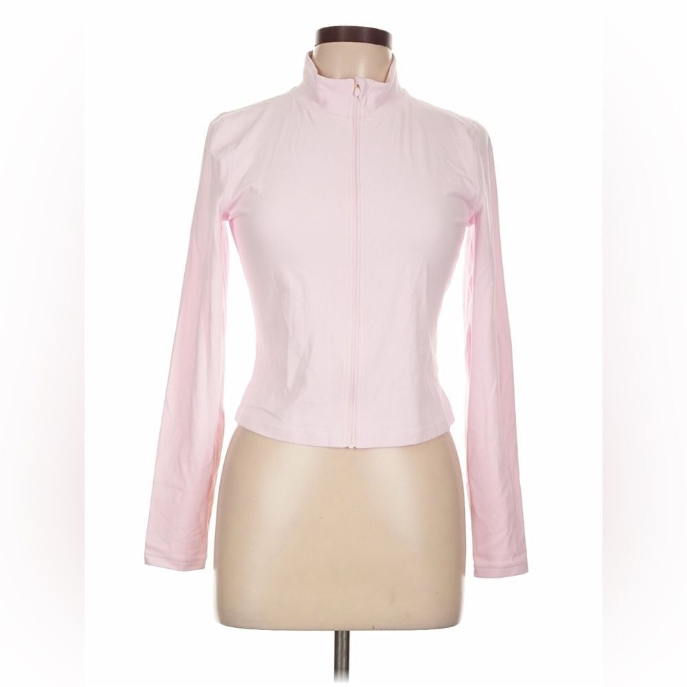 NWT Golden Aritzia New Butter Zip Up Villa Pink Size L - Picture 3 of 8